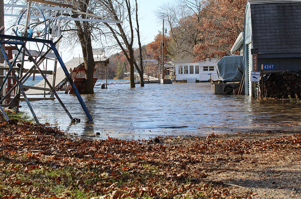 Lake Shamineau’s rising water levels a living nightmare for homeowners